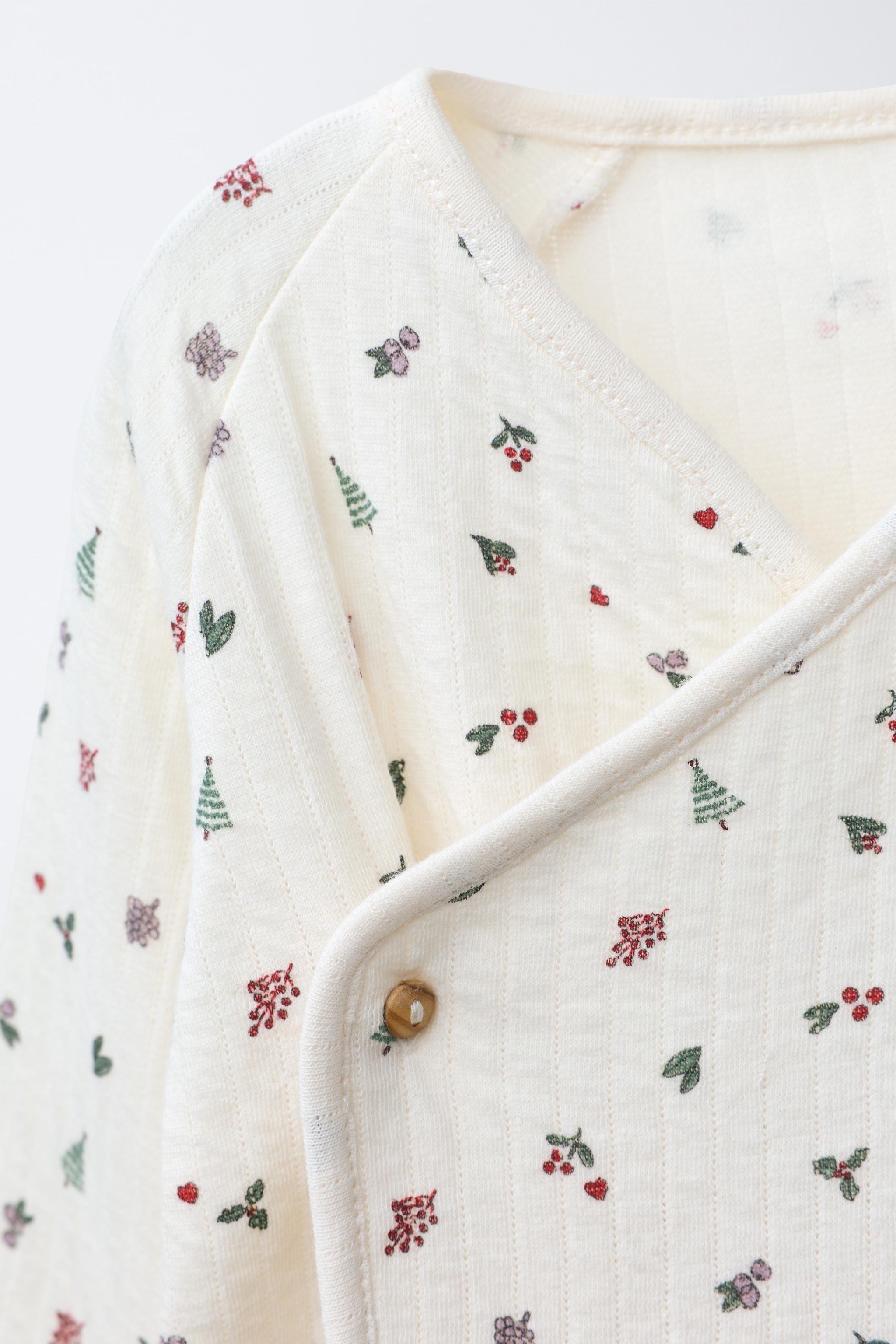 T-SHIRT IMPRIMÉ PETITS ARBRES